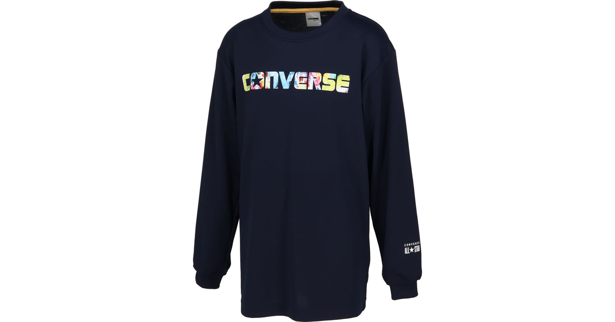 コンバース（CONVERSE）（キッズ）バスケットボールウェア ジュニア プリント長袖Tシャツ CB432356L2900 スポーツ用品はスーパースポーツゼビオ