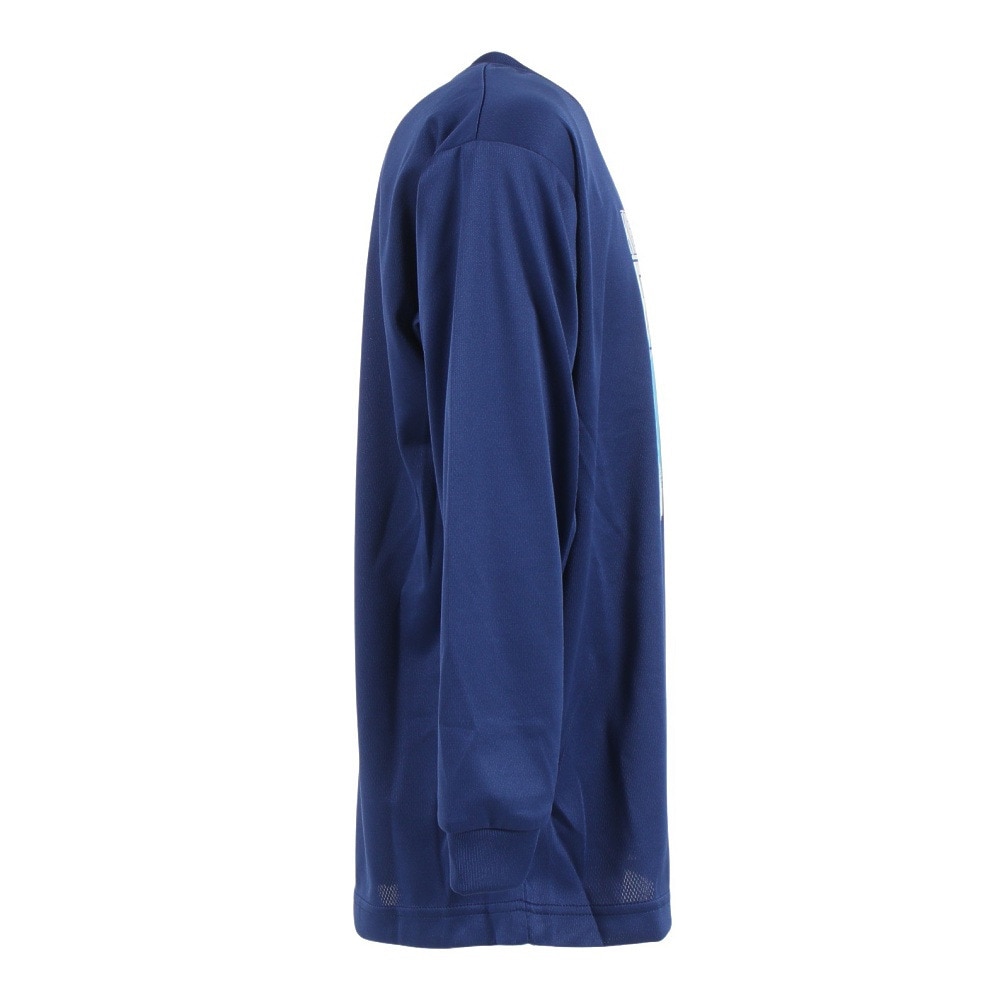 エックスティーエス（XTS）（キッズ）ジュニア バスケットボールウェア ドライプラス 長袖Tシャツ 751TS3ES0033DBLU