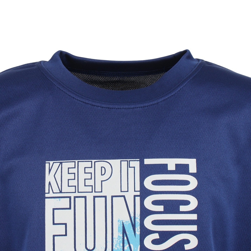 エックスティーエス（XTS）（キッズ）ジュニア バスケットボールウェア ドライプラス 長袖Tシャツ 751TS3ES0033DBLU