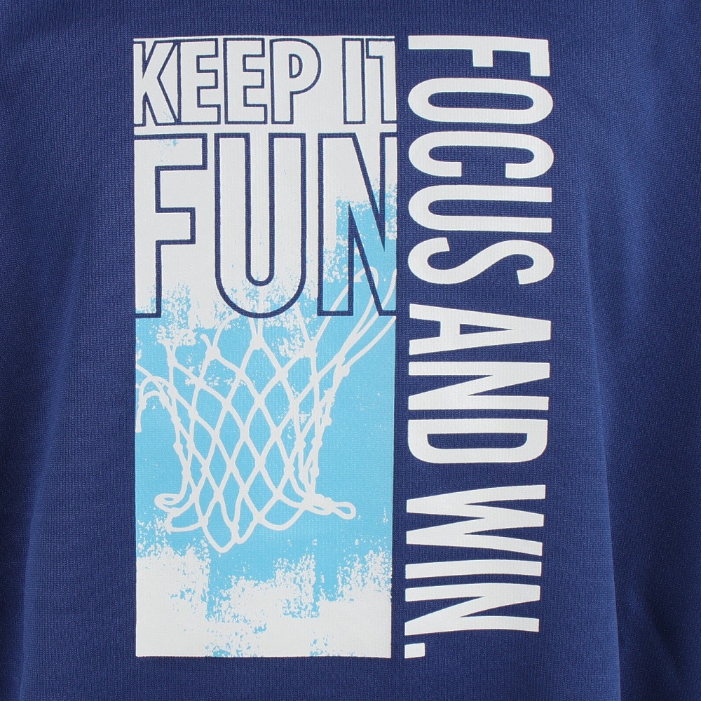 エックスティーエス（XTS）（キッズ）ジュニア バスケットボールウェア ドライプラス 長袖Tシャツ 751TS3ES0033DBLU