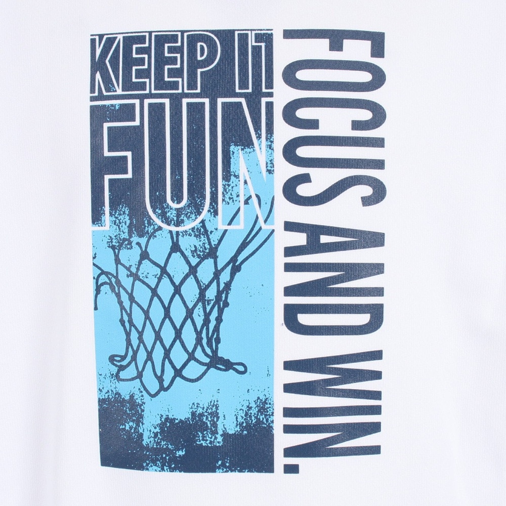 エックスティーエス（XTS）（キッズ）ジュニア バスケットボールウェア ドライプラス 長袖Tシャツ 751TS3ES0033WHT