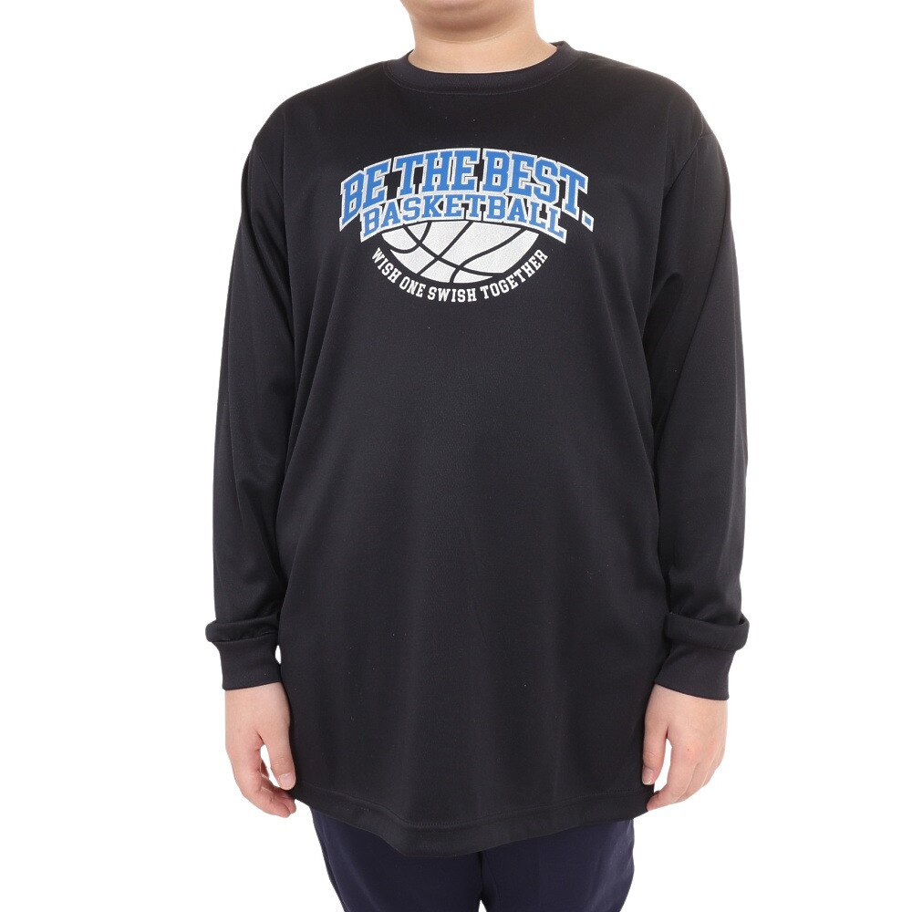 エックスティーエス（XTS）（キッズ）ジュニア バスケットボールウェア ドライプラス 長袖Tシャツ 751TS3ES0035BKS