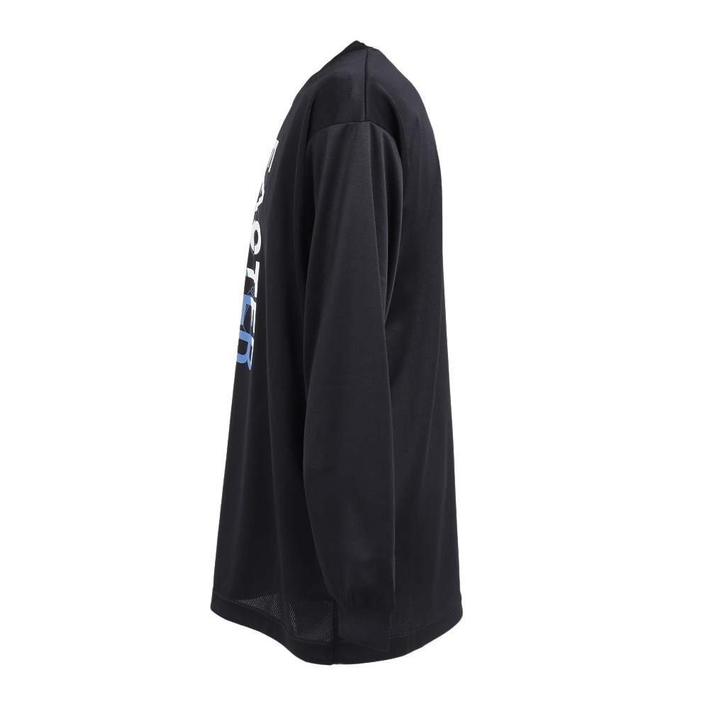 エックスティーエス（XTS）（キッズ）バスケットボールウェア ジュニア ドライプラス 長袖メッセージTシャツ 751TS3ES0043BLK 速乾
