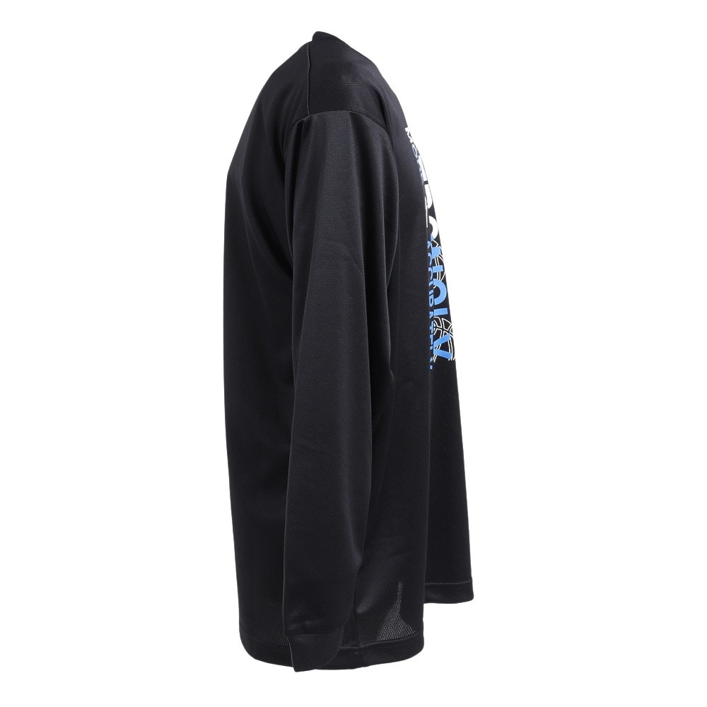 エックスティーエス（XTS）（キッズ）バスケットボールウェア ジュニア ドライプラス 長袖メッセージTシャツ 751TS3ES0043BLK 速乾