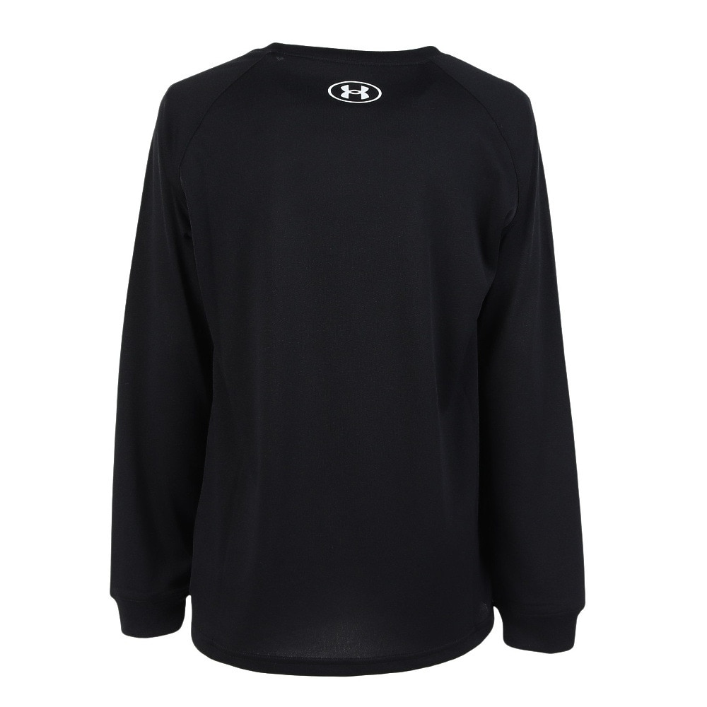 アンダーアーマー（UNDER ARMOUR）（キッズ）バスケットボールウェア ジュニア テック ビッグロゴ ロングスリーブ Tシャツ 1388722 001