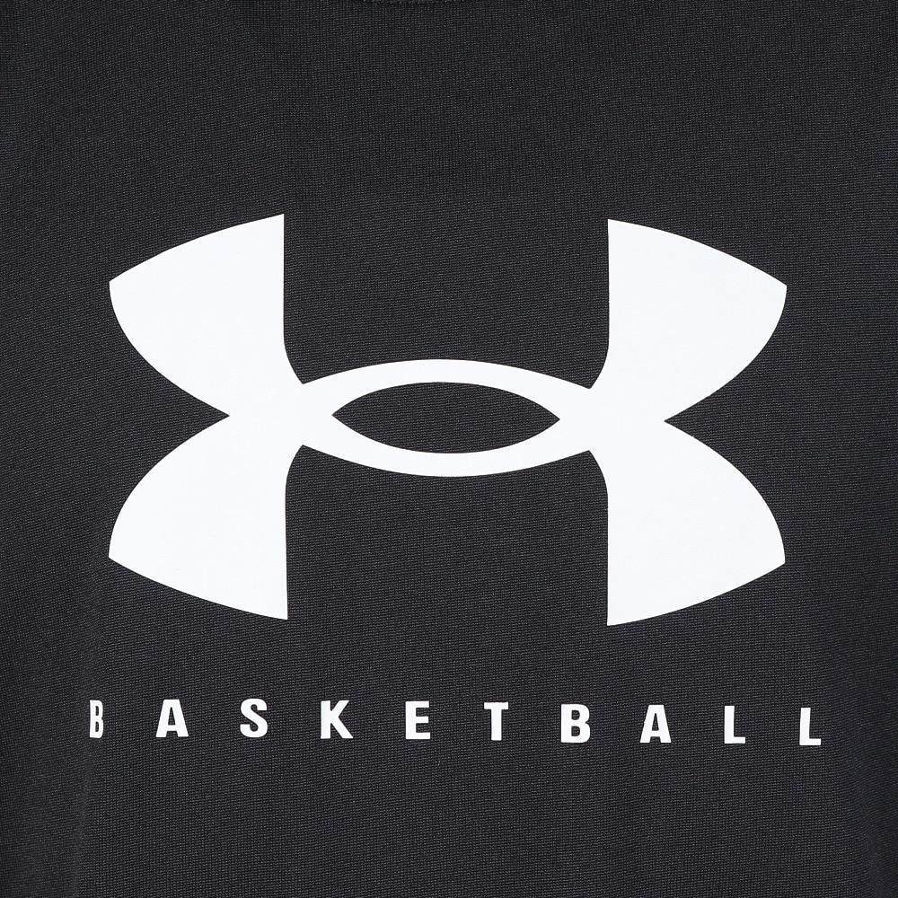 アンダーアーマー（UNDER ARMOUR）（キッズ）バスケットボールウェア ジュニア テック ビッグロゴ ロングスリーブ Tシャツ 1388722 001