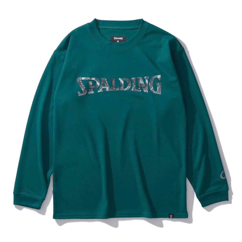スポルディング（SPALDING）（キッズ）バスケットボールウェア ジュニア 長袖 Tシャツ ジオメトリック ロゴ SJT24157SP