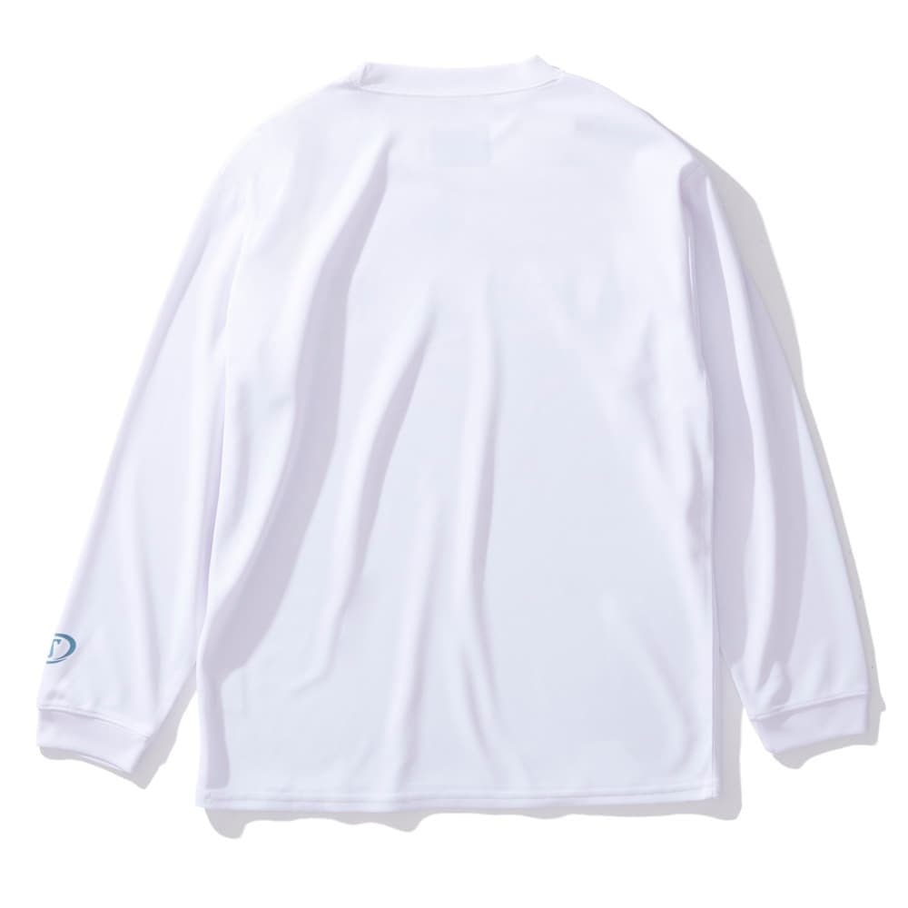 スポルディング（SPALDING）（キッズ）バスケットボールウェア ジュニア 長袖 Tシャツ ジオメトリック ロゴ SJT24157WH