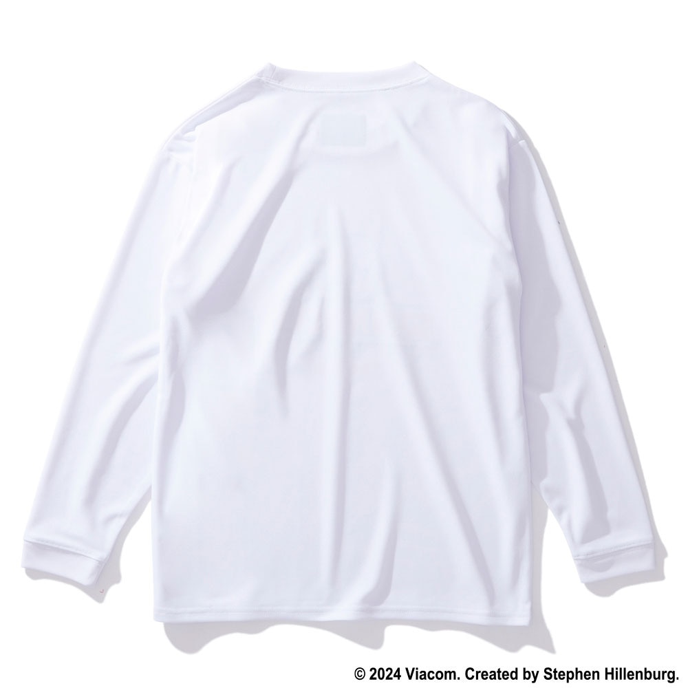 スポルディング（SPALDING）（キッズ）バスケットボールウェア ジュニア 長袖 Tシャツ スポンジ・ボブ イエロー SJT24164SWH