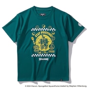 (キッズ)バスケットボールウェア 半袖 Tシャツ スポンジ・ボブ フレッシュ オフ ザ グリル SJT24166S