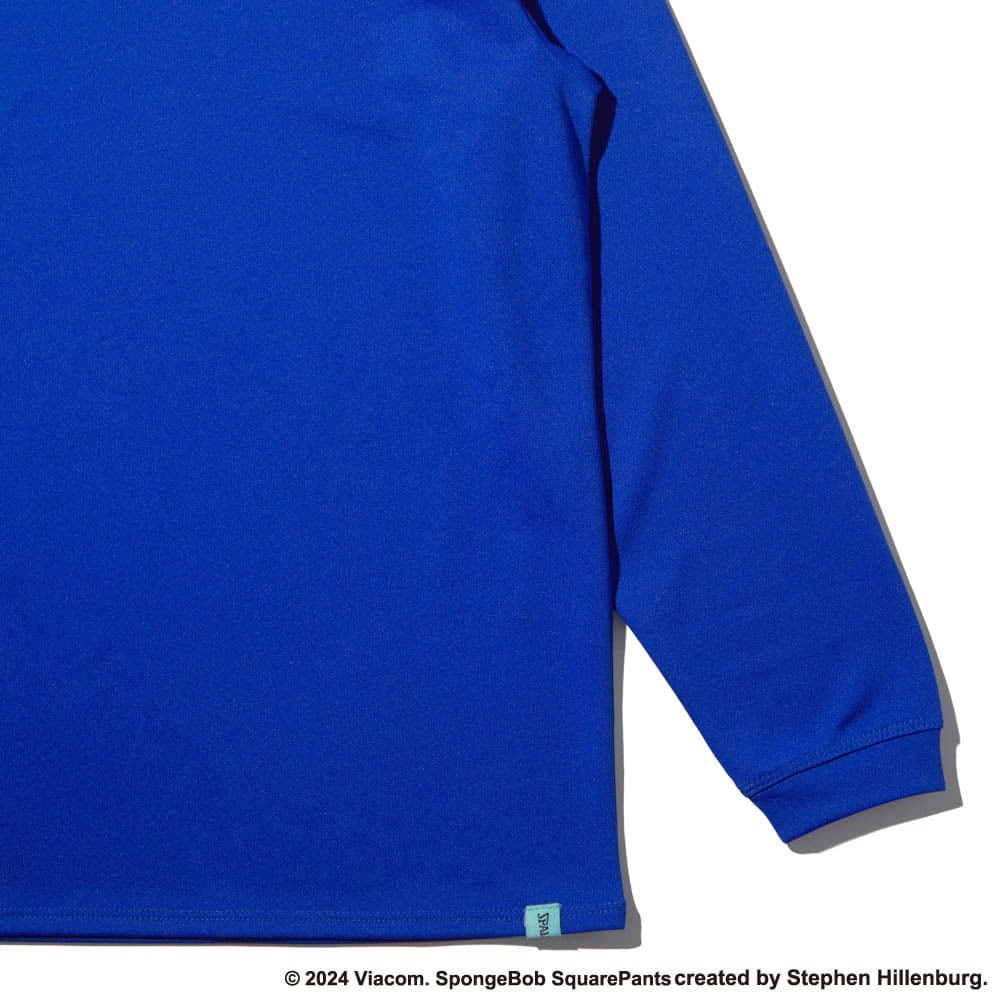 スポルディング（SPALDING）（キッズ）バスケットボールウェア ジュニア 長袖 Tシャツ スポンジ・ボブ ビッグフェイス SJT24169SDS