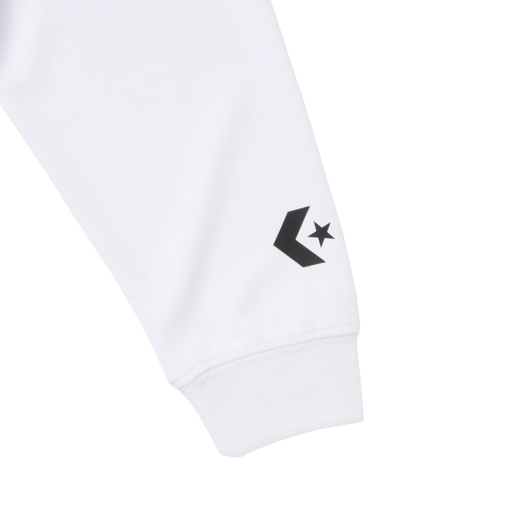 コンバース（CONVERSE）（キッズ）バスケットボールウェア ジュニア プリントロングスリーブシャツ CB442355L-1100