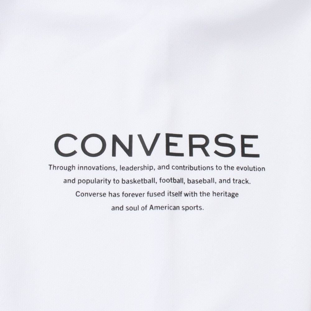 コンバース（CONVERSE）（キッズ）バスケットボールウェア ジュニア プリントロングスリーブシャツ CB442355L-1100