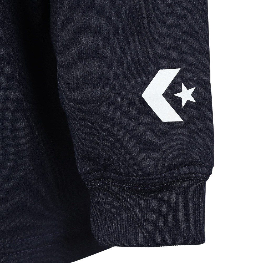 コンバース（CONVERSE）（キッズ）バスケットボールウェア ジュニア プリントロングスリーブシャツ CB442355L-2900
