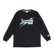 (キッズ)バスケットボールウェア ジュニア プリントロングスリーブシャツ CB442357L-1900