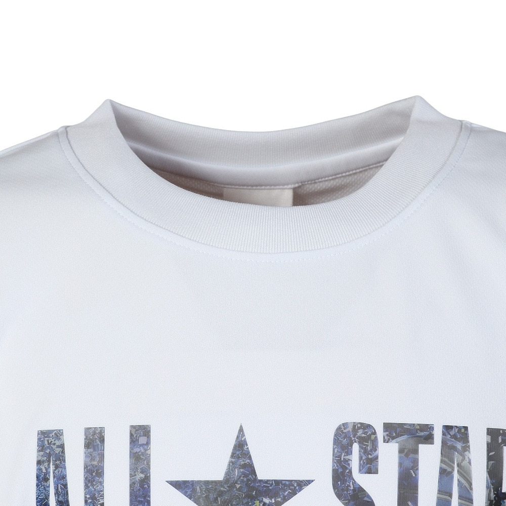コンバース（CONVERSE）（キッズ）バスケットボールウェア ジュニア プリントロングスリーブシャツ CBA442358L-1100
