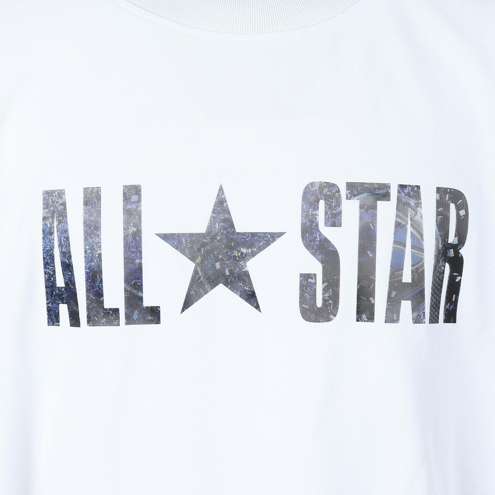 コンバース（CONVERSE）（キッズ）バスケットボールウェア ジュニア プリントロングスリーブシャツ CBA442358L-1100
