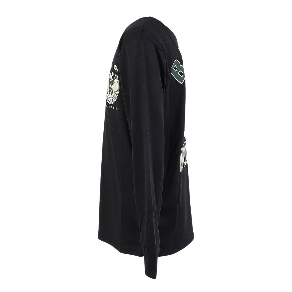 エヌビーエー（NBA）（キッズ）バスケットボールウェア 長袖Tシャツ ミルウォーキーバックス PK2B73AAN-Antetokounmpo