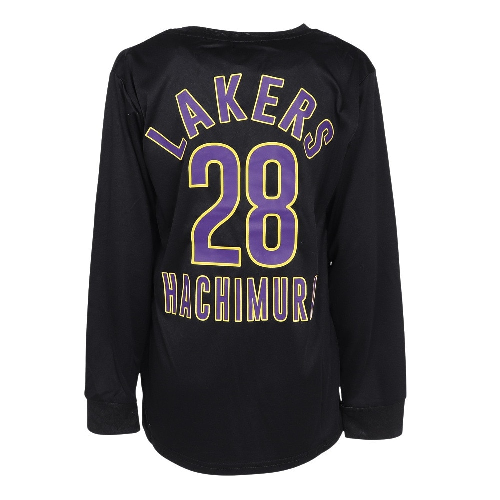 エヌビーエー（NBA）（キッズ）バスケットボールウェア 長袖Tシャツ ロサンゼルス レイカーズ PK2B73AAN-Hachimura
