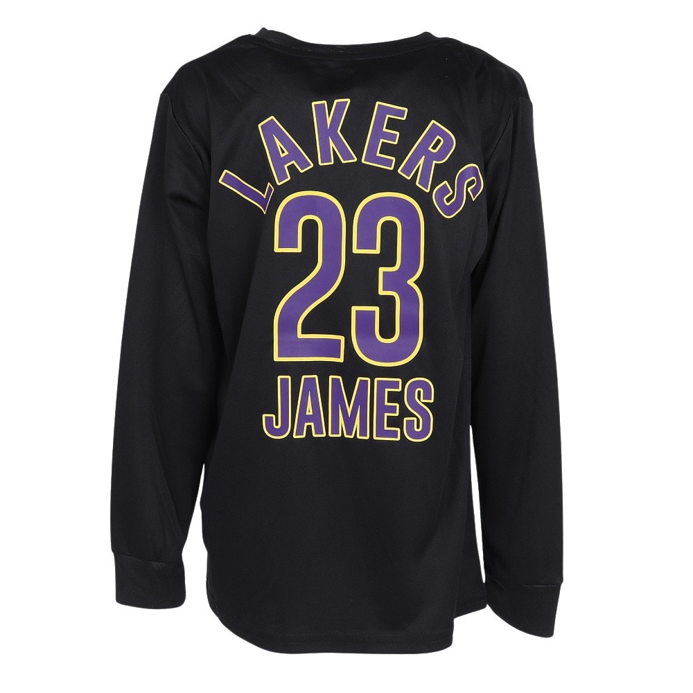 エヌビーエー（NBA）（キッズ）バスケットボールウェア 長袖Tシャツ ロサンゼルス レイカーズ PK2B73AAN-LeBron