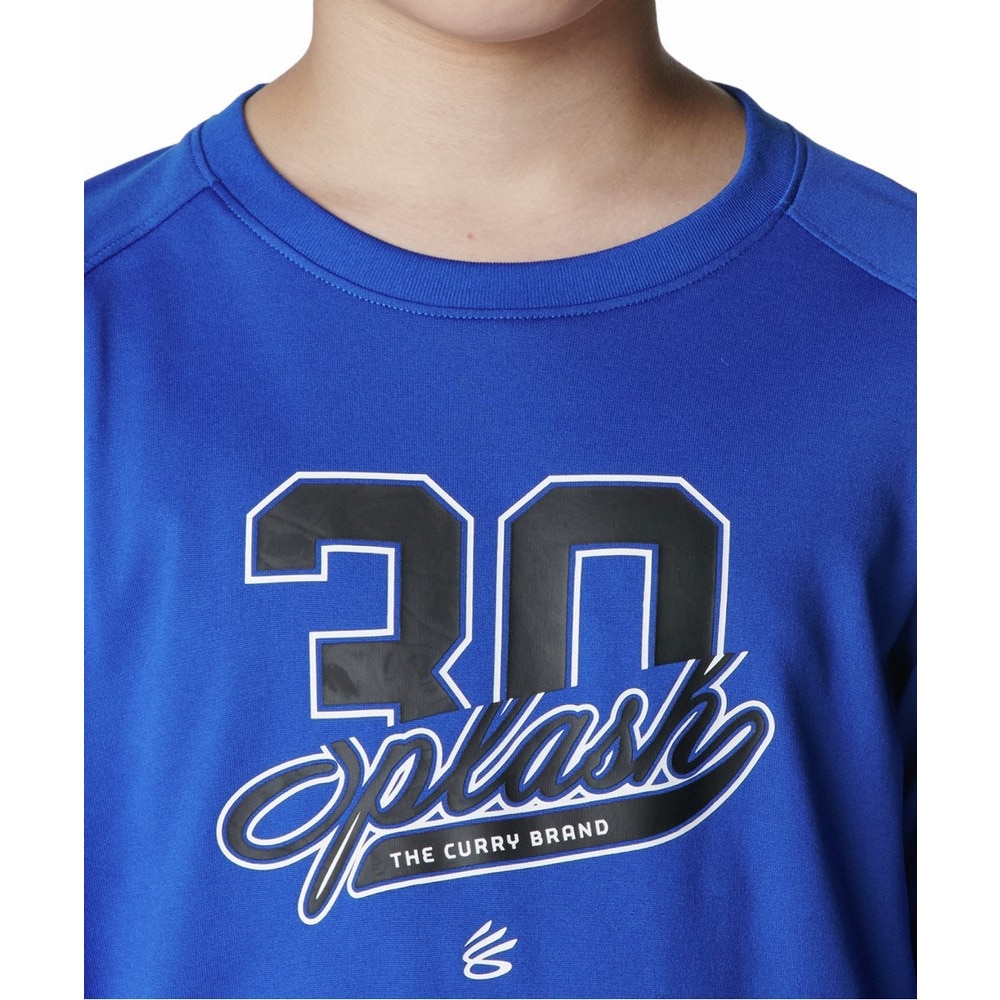 アンダーアーマー（UNDER ARMOUR）（キッズ）バスケットボールウェア ジュニア カリー テック グラフィック ロングスリーブ Tシャツ 6007871 400
