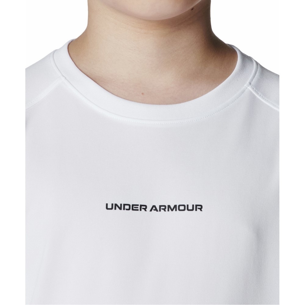 アンダーアーマー（UNDER ARMOUR）（キッズ）バスケットボールウェア ジュニア ロングショット ロングスリーブ Tシャツ 6010340 100