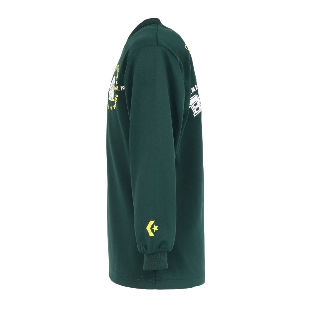 コンバース（CONVERSE）（キッズ）バスケットボールウェア ジュニア プリント長袖シャツ CB452360L-4700