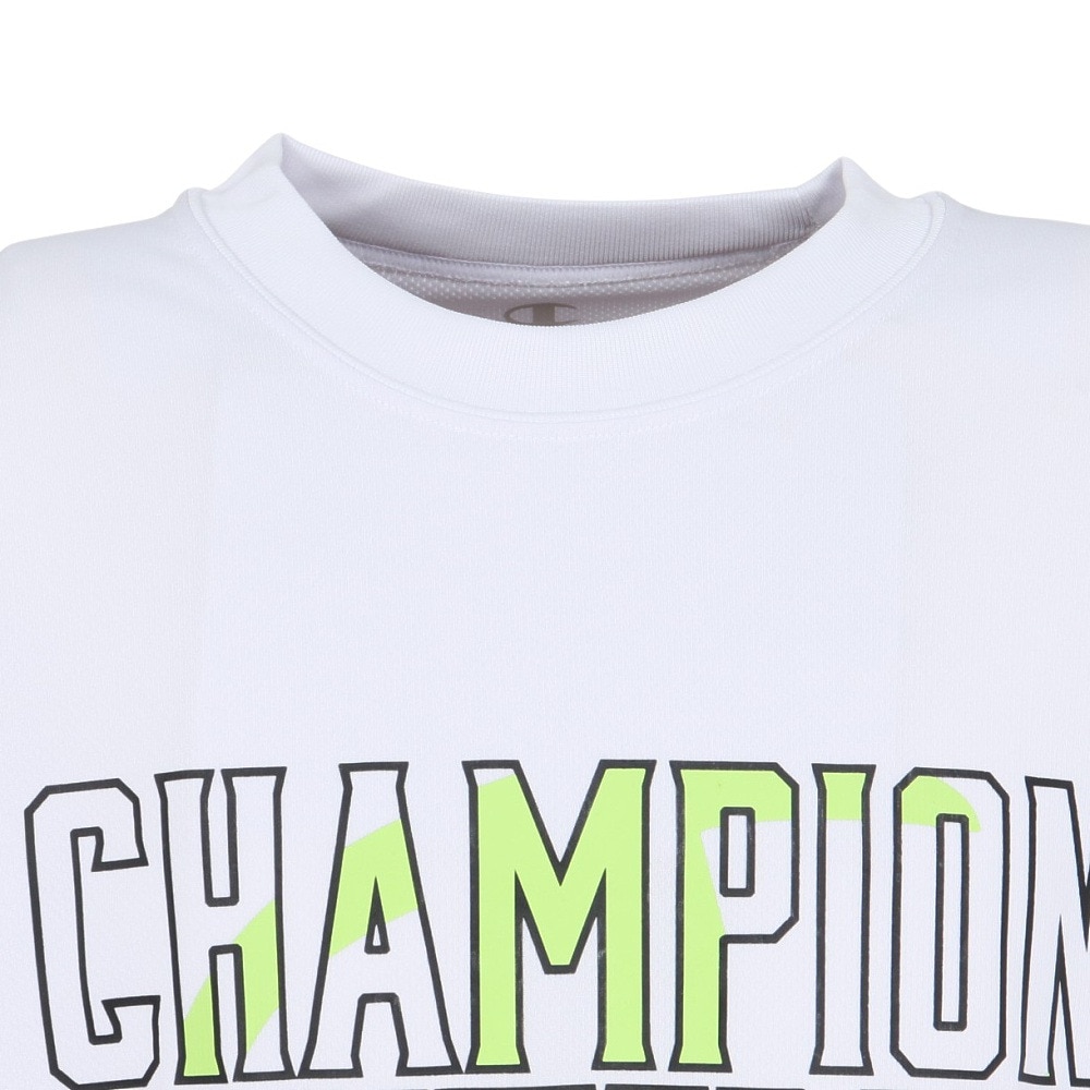 チャンピオン（CHAMPION）（キッズ）バスケットボールウェア ジュニア 長袖 Tシャツ CK-CB418 010