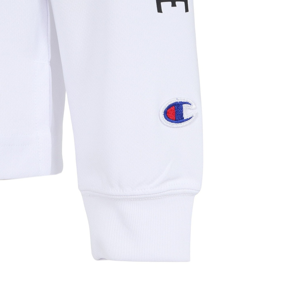 チャンピオン（CHAMPION）（キッズ）バスケットボールウェア ジュニア 長袖 Tシャツ CK-CB418 010