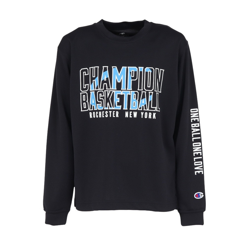 チャンピオン（CHAMPION）（キッズ）バスケットボールウェア ジュニア 長袖 Tシャツ CK-CB418 090