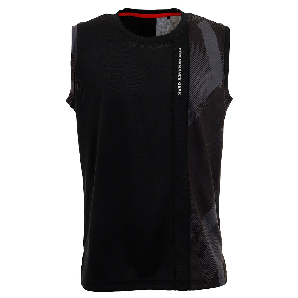  Ｔシャツ メンズ ノースリーブ ドライプラス 吸汗速乾 ノースリーブＴシャツ 751PG0ES8203 BLK 【 バスケットボール ウェア 】