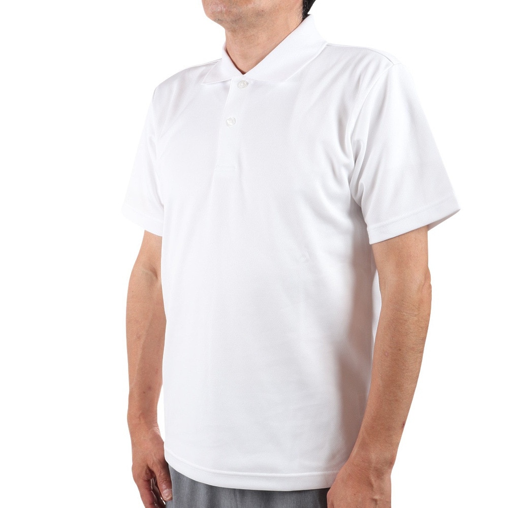  バスケ移動着ポロシャツ 751PG0ES8270 WHT