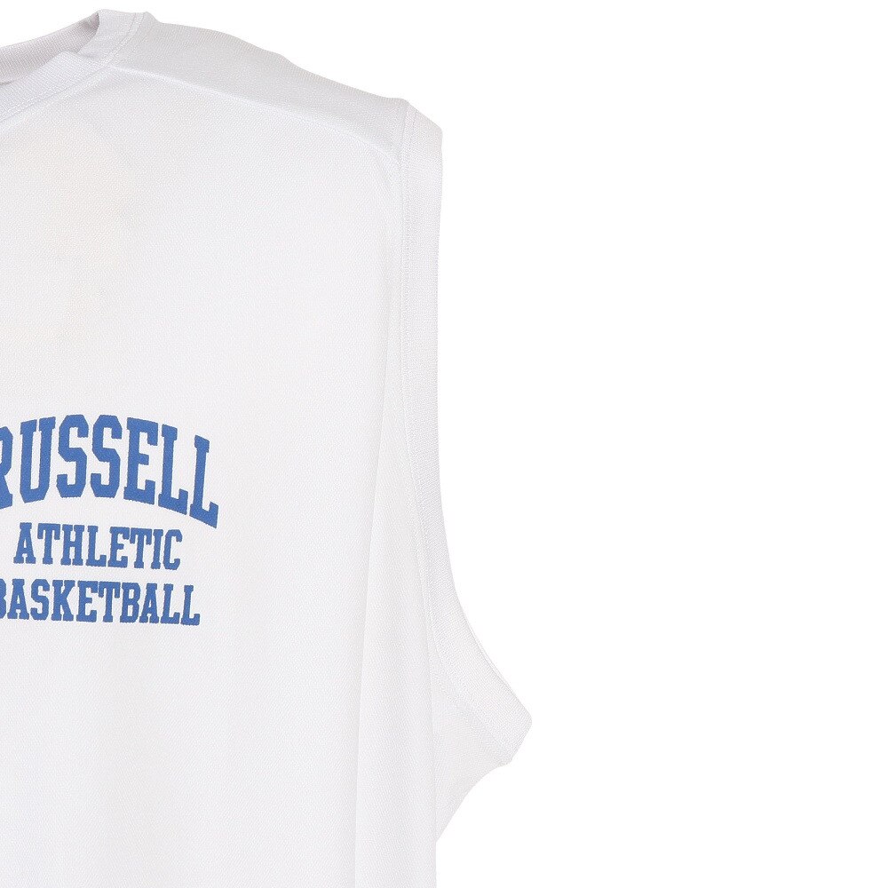 ラッセル（RUSSELL）（メンズ、レディース）DRYPOWER 冷感ノースリーブ RBBM21S003 WHT 速乾