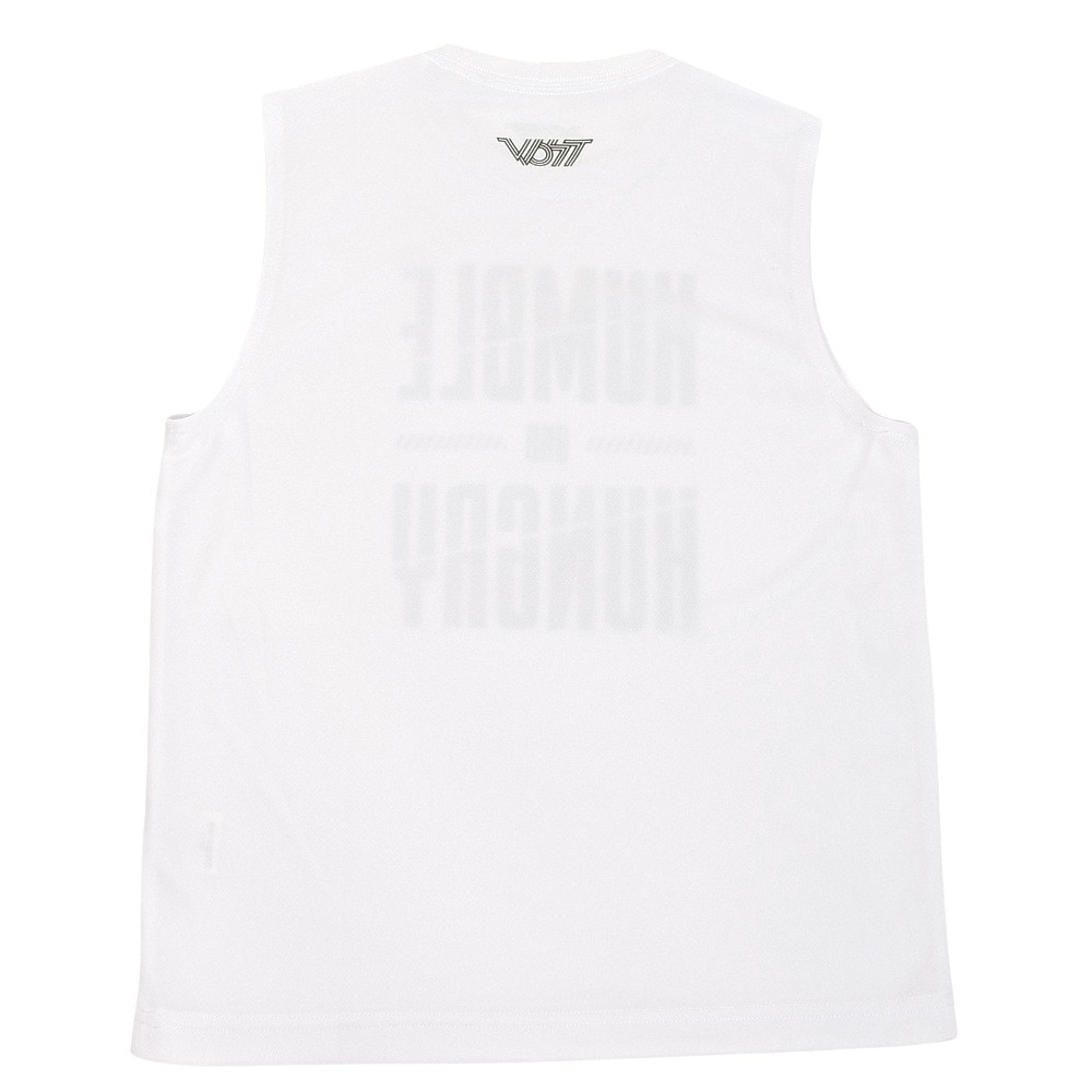 エックスティーエス（XTS）（キッズ）ドライプラス ジュニア メッセージグラフィックノースリーブシャツ 751G2CD7155 WHT
