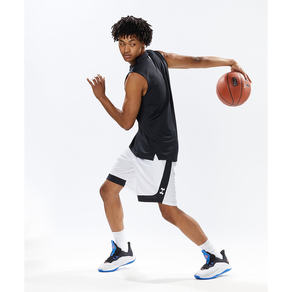 アンダーアーマー（UNDER ARMOUR）（メンズ）ロングショット スリーブレス Tシャツ 1375345 001 速乾