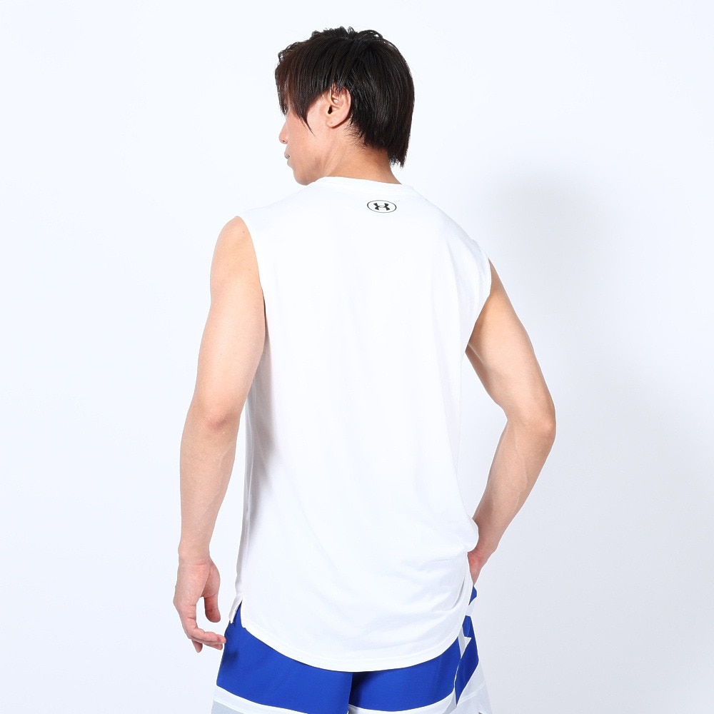 アンダーアーマー（UNDER ARMOUR）（メンズ）ロングショット スリーブレス Tシャツ 1375345 100 速乾