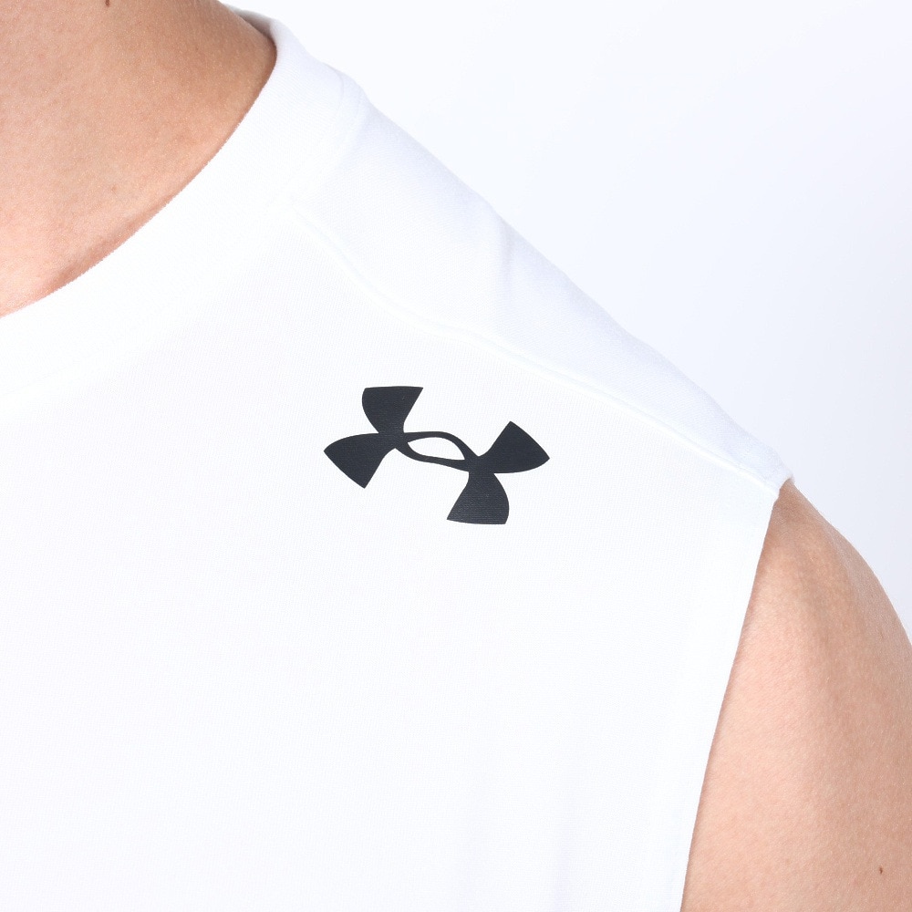 アンダーアーマー（UNDER ARMOUR）（メンズ）ロングショット スリーブレス Tシャツ 1375345 100 速乾