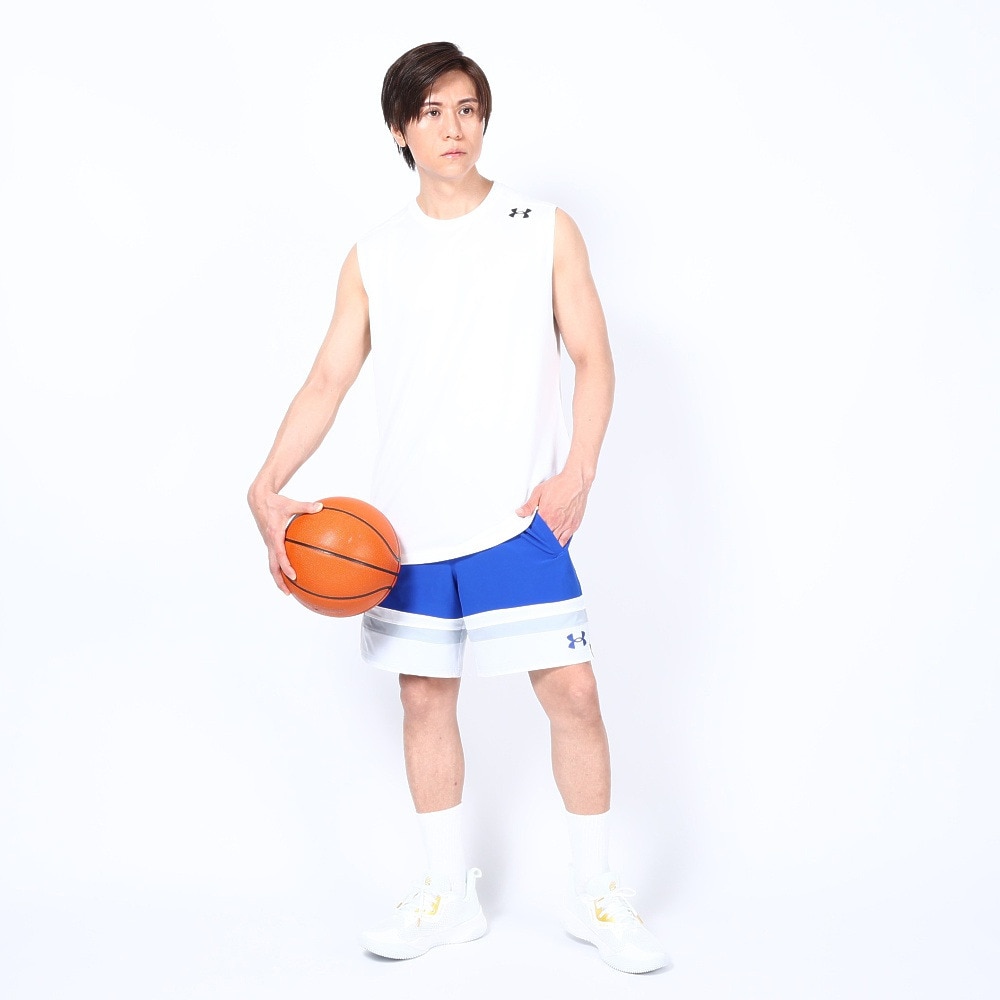 アンダーアーマー（UNDER ARMOUR）（メンズ）ロングショット スリーブレス Tシャツ 1375345 100 速乾
