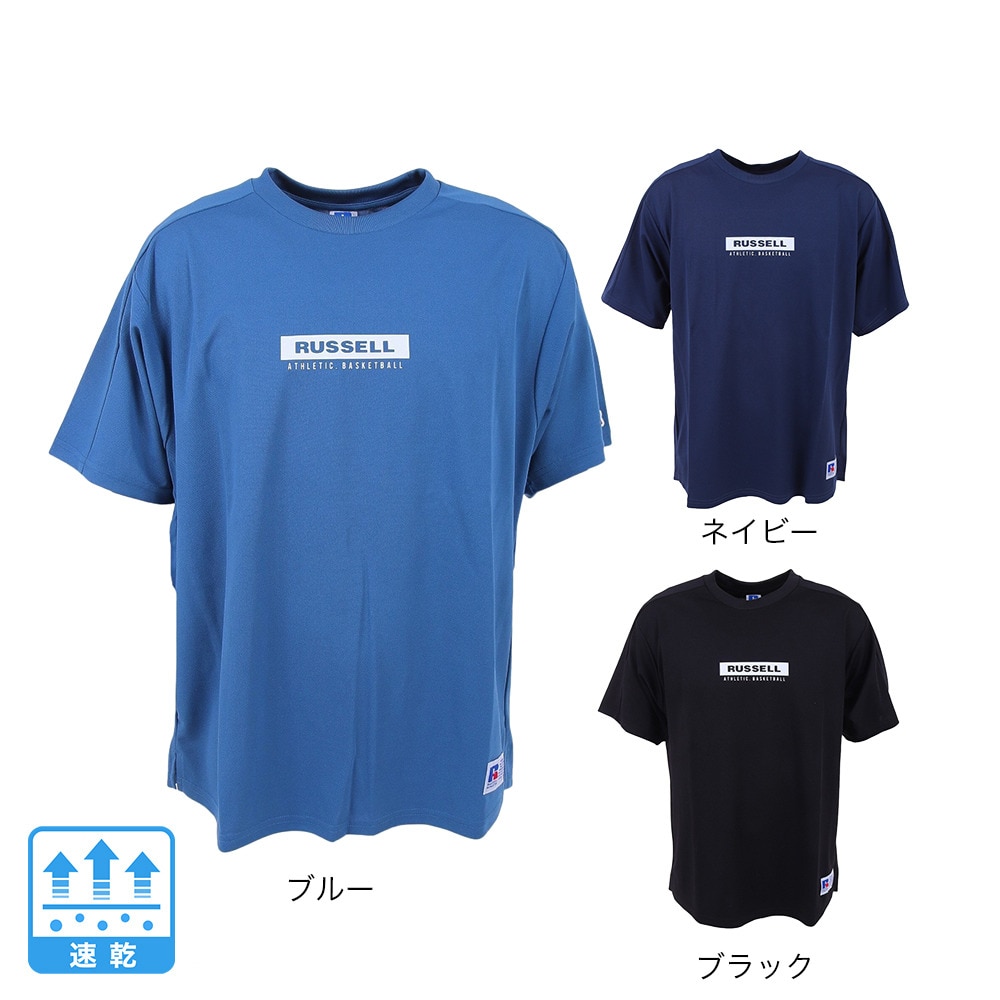 ラッセル（RUSSELL）（メンズ）冷感Tシャツ RBBM23S0001 BLU 速乾