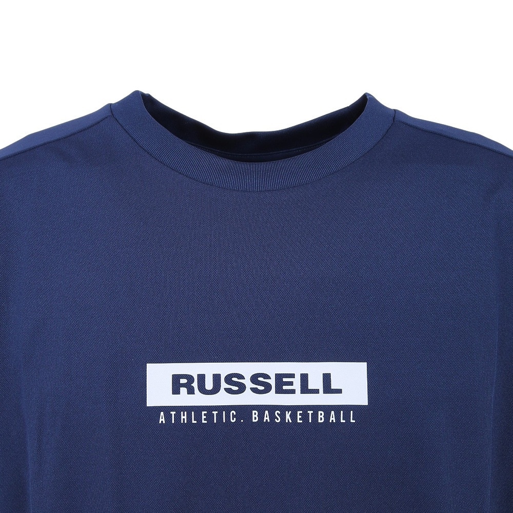 ラッセル（RUSSELL）（メンズ）冷感 Tシャツ RBBM23S0001 NVY 速乾