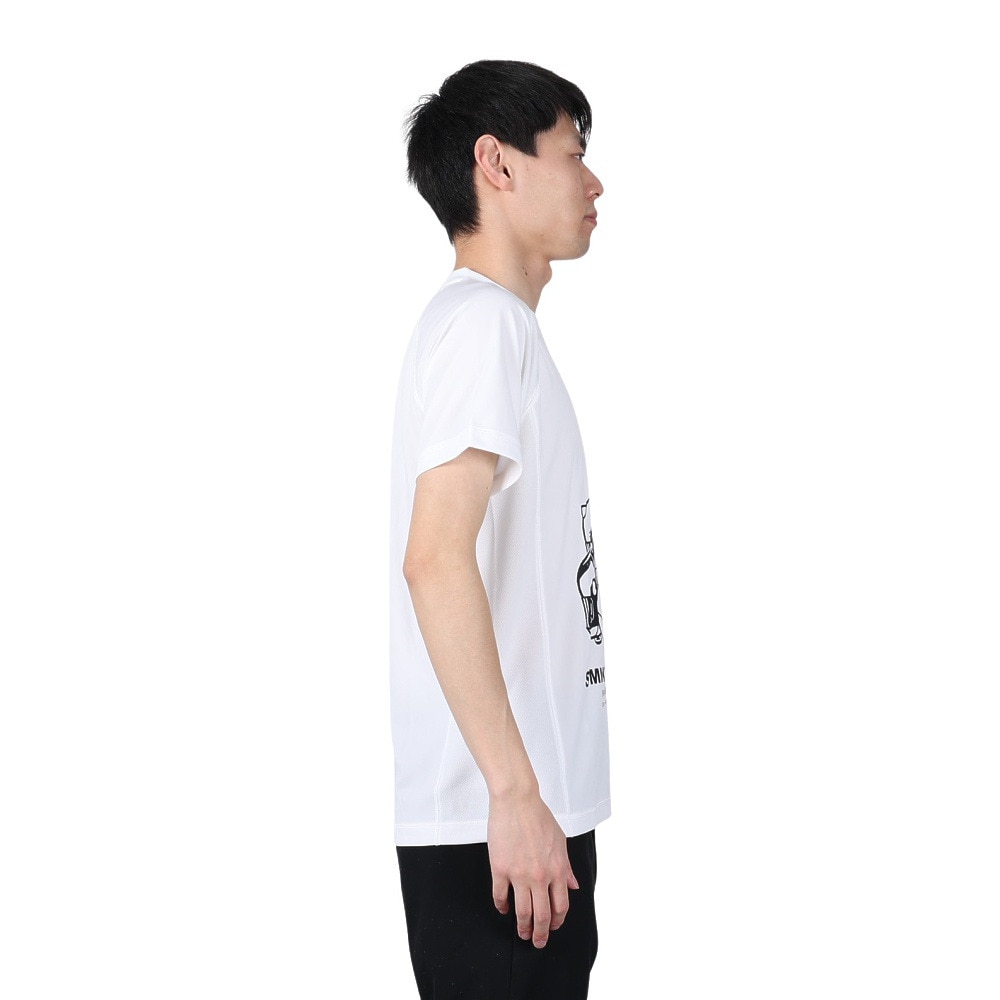 ファイテン（PHITEN）（メンズ、レディース）Tシャツ 半袖 レディース メンズ すみっコぐらし バスケ A 3123JG53600 白 速乾