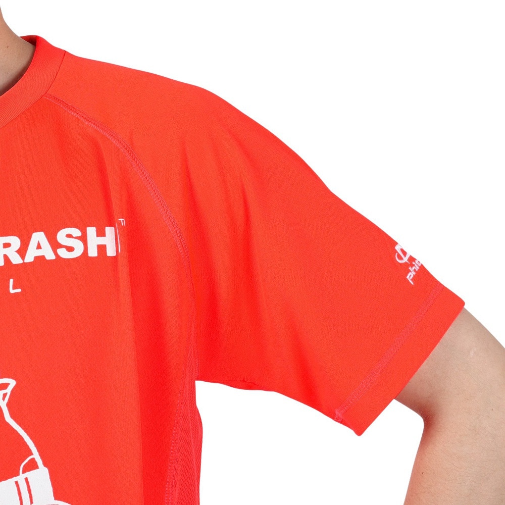 ファイテン（PHITEN）（メンズ、レディース）Tシャツ 半袖 レディース メンズ すみっコぐらし バスケ B 3123JG53710 オレンジ