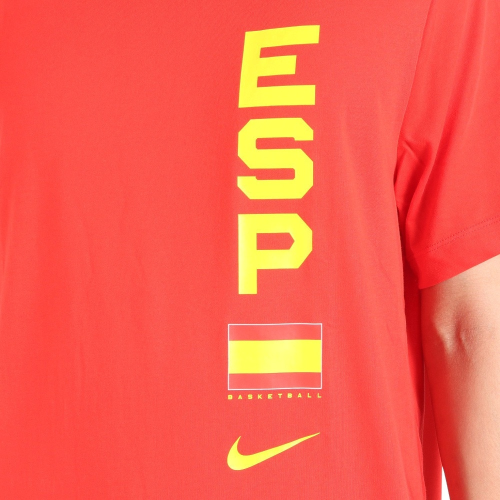 ナイキ（NIKE）（メンズ）スペイン ドライフィット チーム バスケットボール Tシャツ CT8794-600 速乾