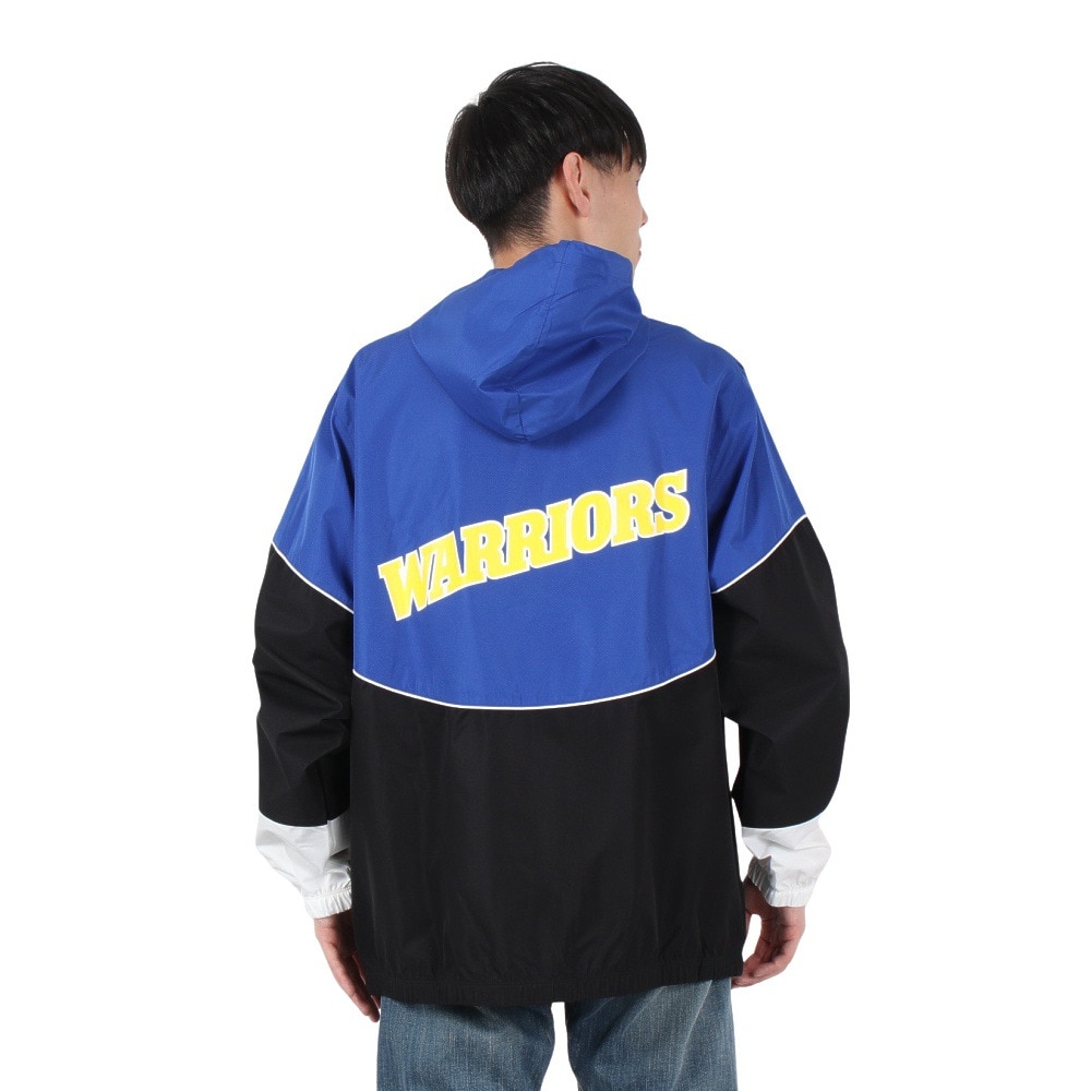 ミッチェルアンドネス（Mitchell&Ness）（メンズ、レディース）LIGHTWEIGHT ウィンドブレーカー ゴールデンステート・ウォリアーズ OJZP5520-GSWYYPPPBKRY