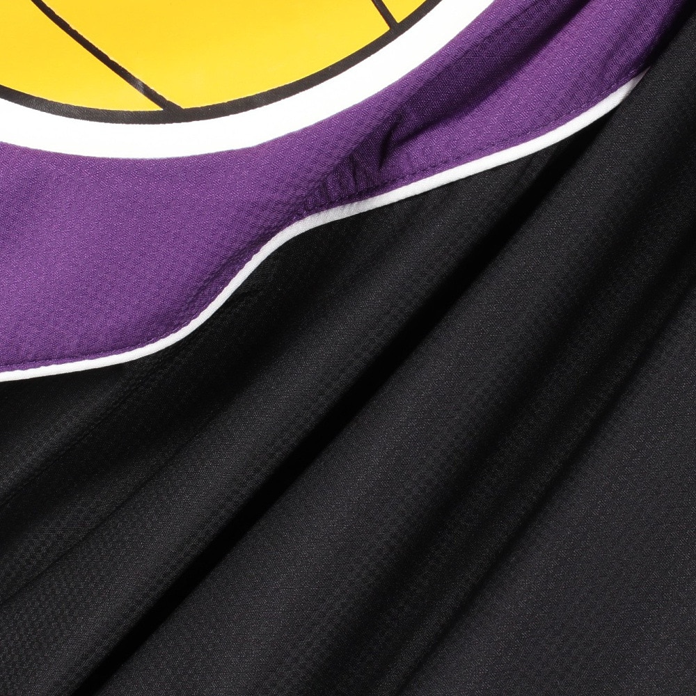 ミッチェルアンドネス（Mitchell&Ness）（メンズ、レディース）LIGHTWEIGHT ウィンドブレーカー ロサンゼルス・レイカーズ OJZP5520-LALYYPPPBKPR