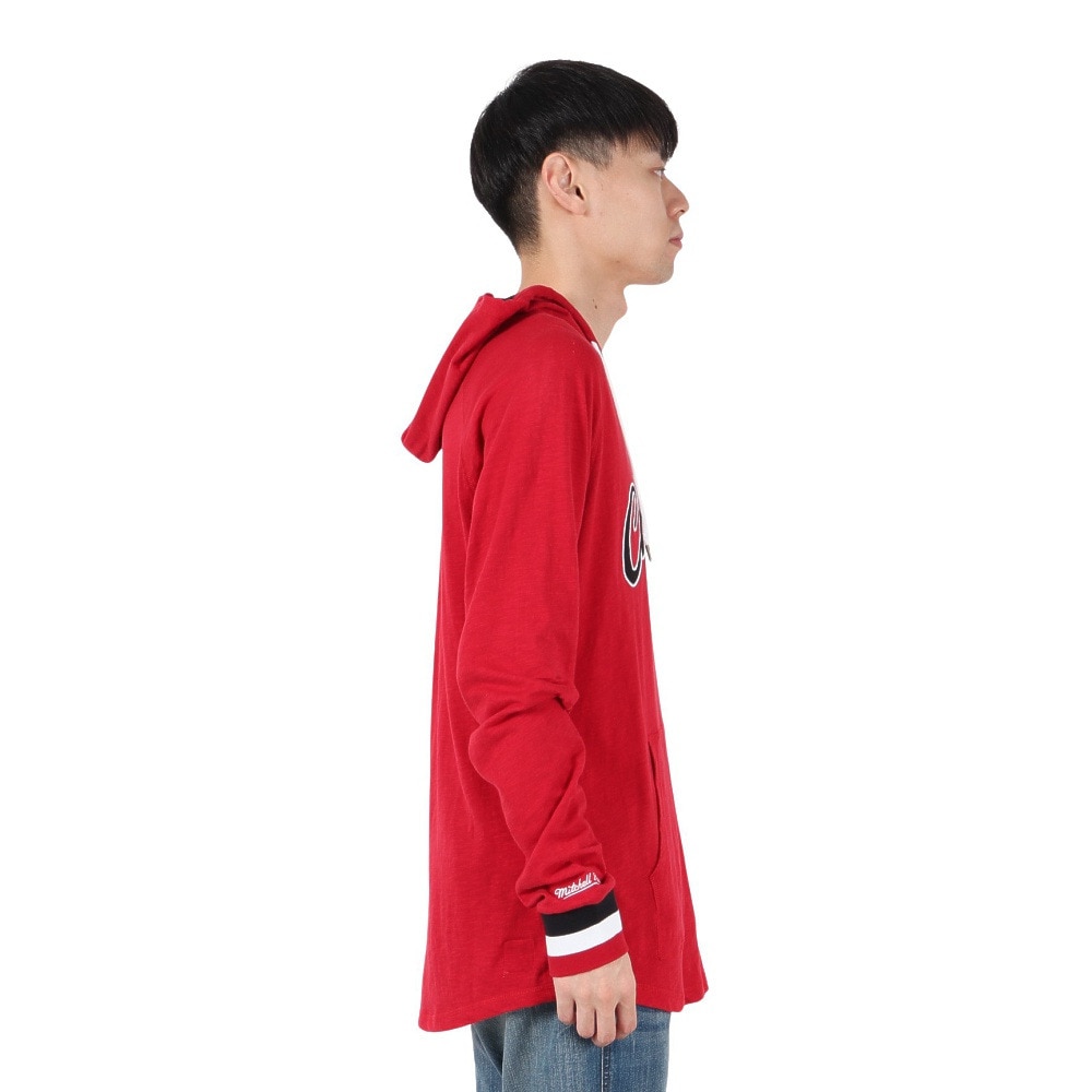ミッチェルアンドネス（Mitchell&Ness）（メンズ）LEGENDARY SLUB 長袖 フーディー THOD4999-CBUYYPPPSCAR