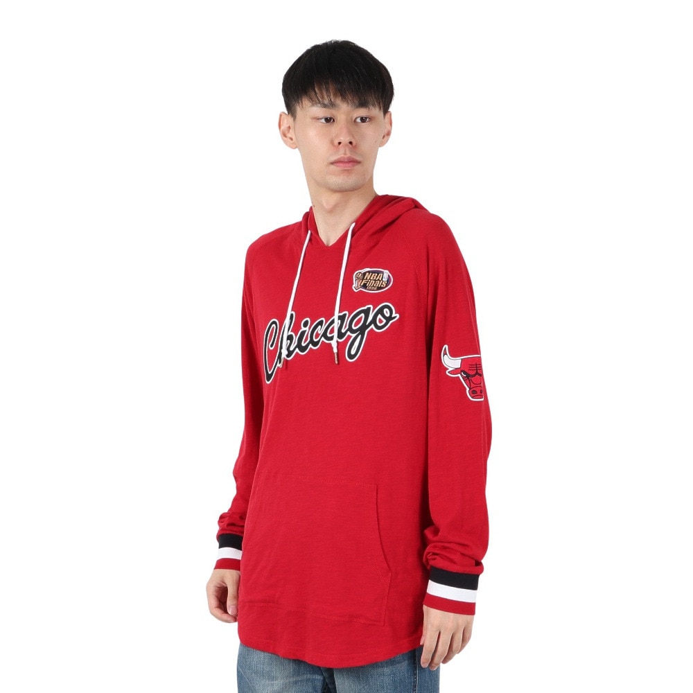 ミッチェルアンドネス（Mitchell&Ness）（メンズ）LEGENDARY SLUB 長袖 フーディー THOD4999-CBUYYPPPSCAR