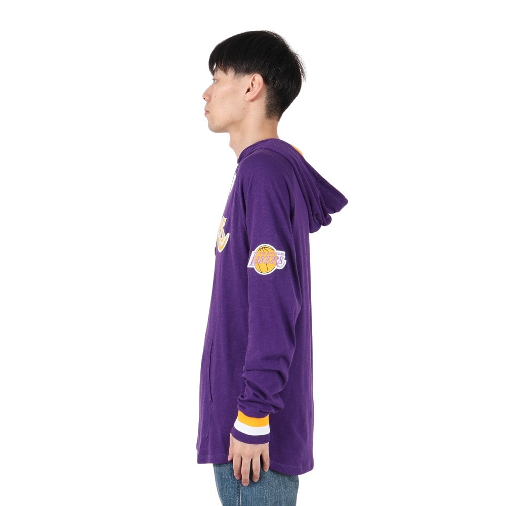 ミッチェルアンドネス（Mitchell&Ness）（メンズ）LEGENDARY SLUB 長袖 フーディー THOD4999-LALYYPPPBLCK
