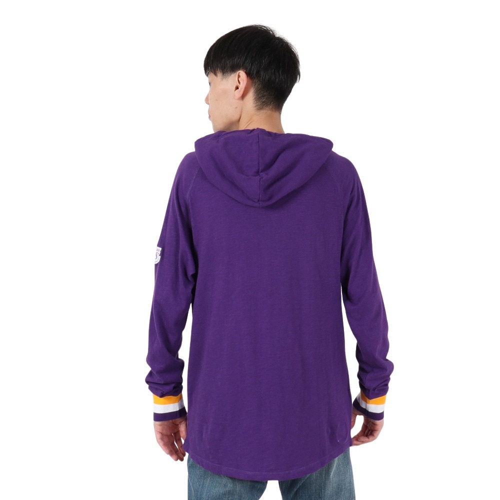 ミッチェルアンドネス（Mitchell&Ness）（メンズ）LEGENDARY SLUB 長袖 フーディー THOD4999-LALYYPPPBLCK