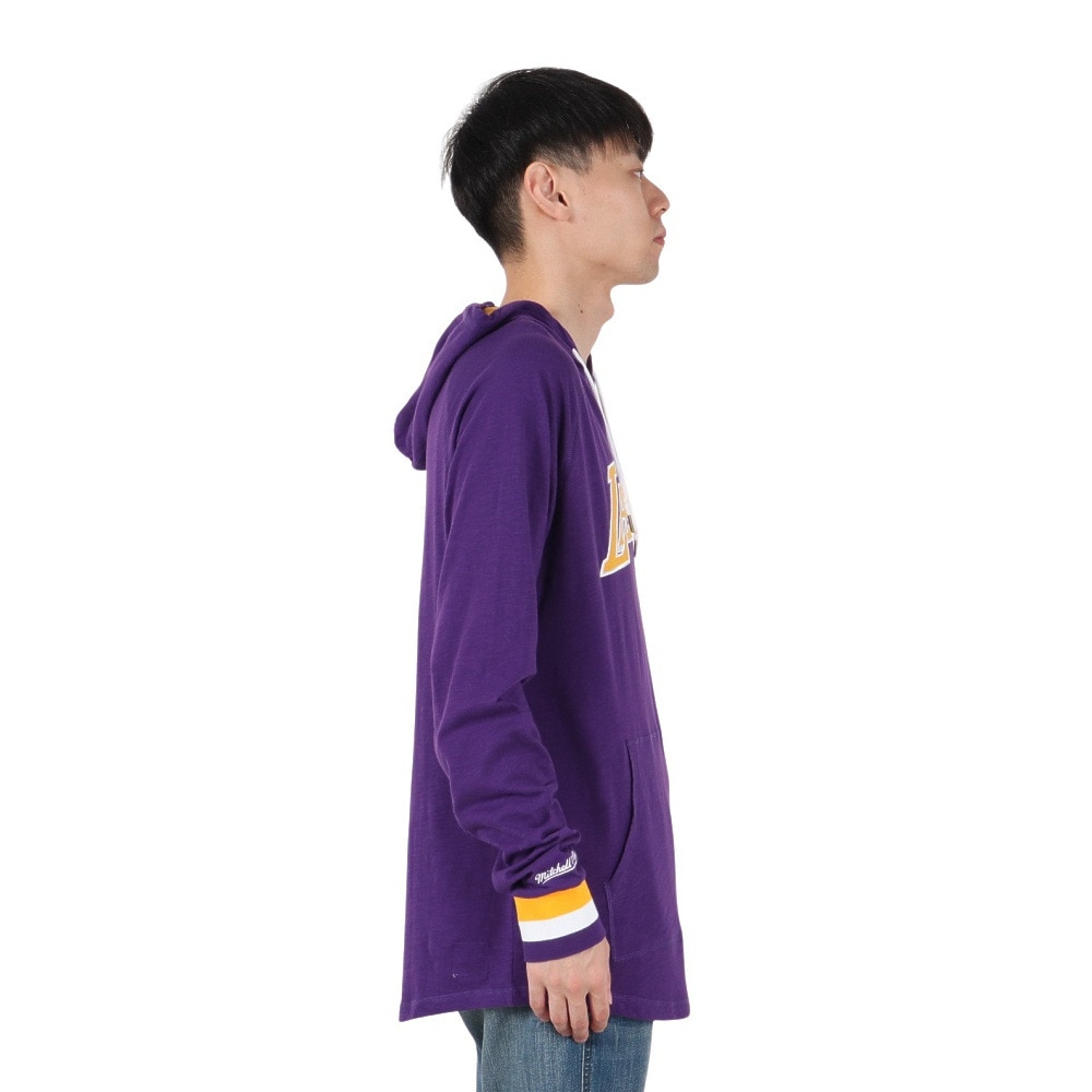 ミッチェルアンドネス（Mitchell&Ness）（メンズ）LEGENDARY SLUB 長袖 フーディー THOD4999-LALYYPPPBLCK